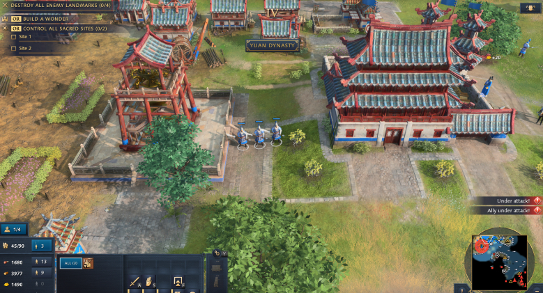 Как играть за китайцев в Age of Empires 4