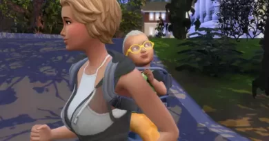 Как использовать детскую переноску в The Sims 4 Растем вместе