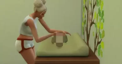 Как пользоваться пеленальным столиком в The Sims 4
