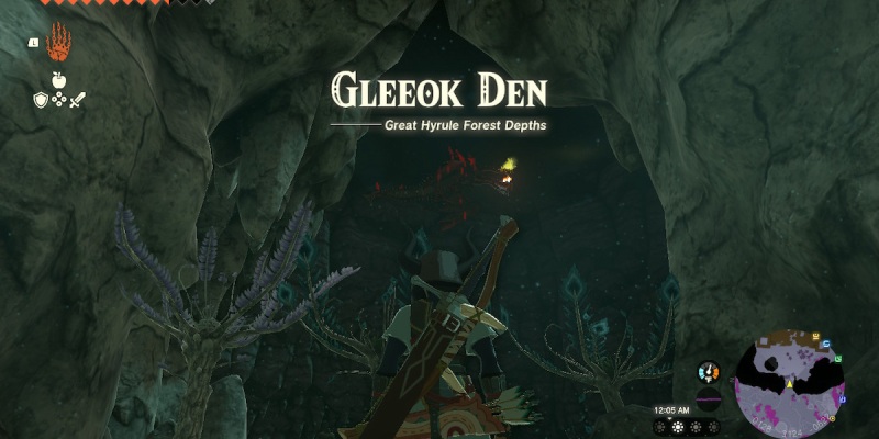 Где найти Gleeok Den в Zelda: Tears of the Kingdom (TotK)