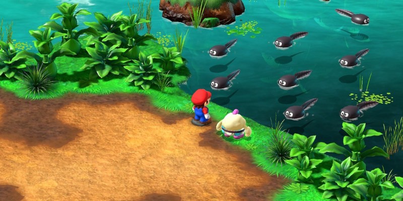Все решения головоломок с песнями Tadpole Melody Bay в ролевой игре Super Mario