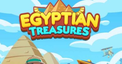 Все награды события «Сокровища Египта» в Monopoly GO