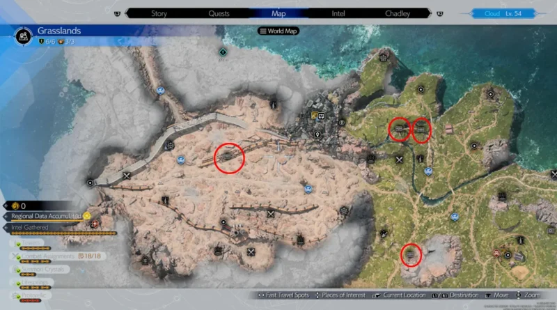 Где найти все тайники в регионе Луг в Final Fantasy 7 (FF7) Rebirth